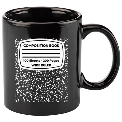 Composition Notebook Costume Matching Group Halloween 11oz C Handle Ceramic Mug