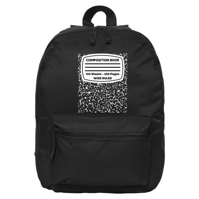 Composition Notebook Costume Matching Group Halloween 16 in Basic Backpack