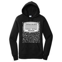 Composition Notebook Costume Matching Group Halloween Women's Pullover Hoodie
