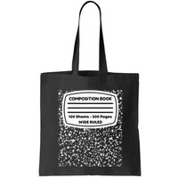 Composition Notebook Costume Matching Group Halloween Bag