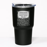 Composition Notebook Costume Matching Group Halloween Tumbler