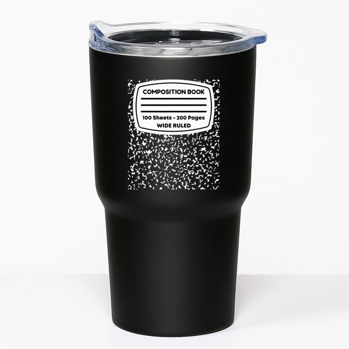 Composition Notebook Costume Matching Group Halloween Tumbler