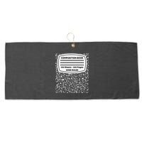 Composition Notebook Costume Matching Group Halloween Large Microfiber Waffle Golf Towel