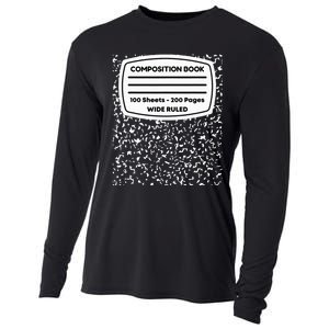 Composition Notebook Costume Matching Group Halloween Cooling Performance Long Sleeve Crew