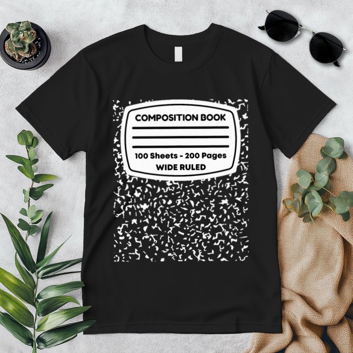 Composition Notebook Costume Matching Group Halloween Premium T-Shirt