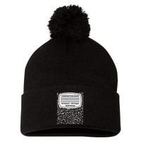 Composition Notebook Costume Matching Group Halloween Pom Pom 12in Knit Beanie