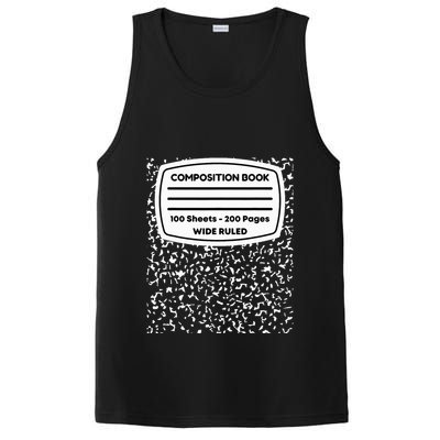 Composition Notebook Costume Matching Group Halloween PosiCharge Competitor Tank