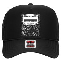 Composition Notebook Costume Matching Group Halloween Hat