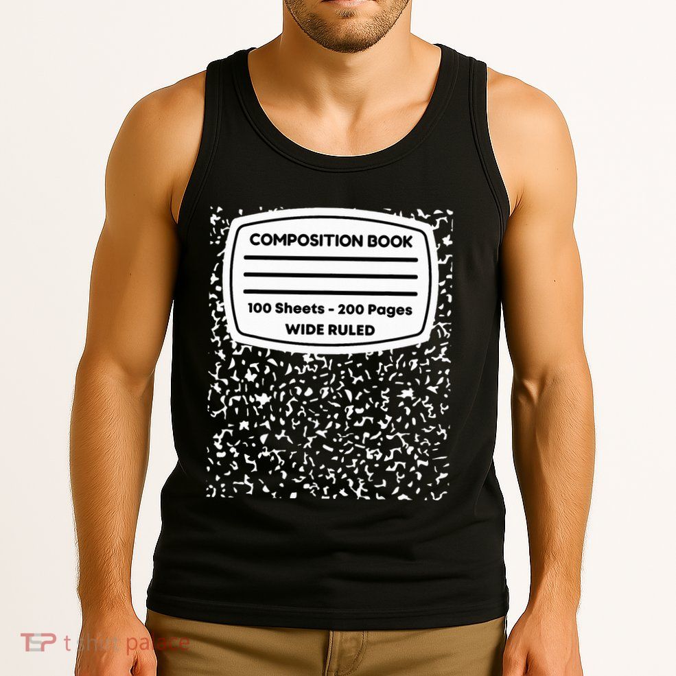 Composition Notebook Costume Matching Group Halloween Tank Top