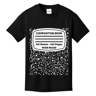 Composition Notebook Costume Matching Group Halloween Kids T-Shirt