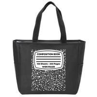 Composition Notebook Costume Matching Group Halloween Zip Tote Bag