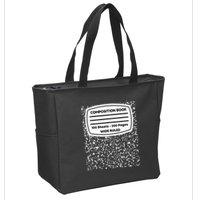 Composition Notebook Costume Matching Group Halloween Zip Tote Bag