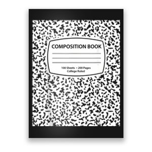 Composition Notebook Costume Matching Group Halloween Poster