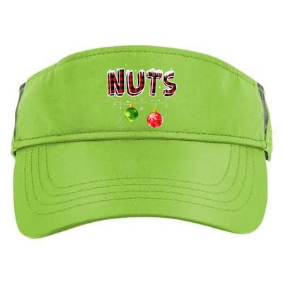 Chest Nuts Christmas Matching Couples Funny Outfit Chestnuts Adult Drive Performance Visor