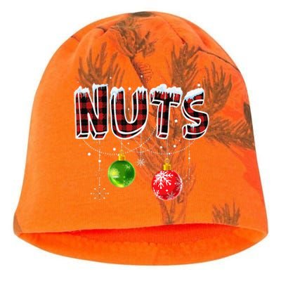 Chest Nuts Christmas Matching Couples Funny Outfit Chestnuts Kati - Camo Knit Beanie