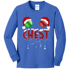 Chest Nuts Christmas Meaningful Gift Funny Matching Couple Chestnuts Gift Kids Long Sleeve Shirt