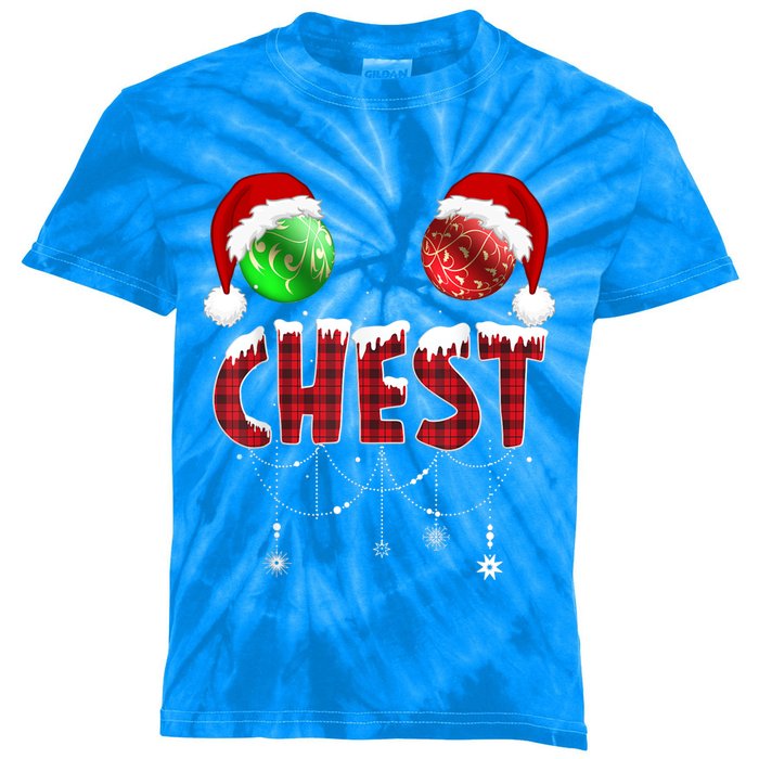 Chest Nuts Christmas Meaningful Gift Funny Matching Couple Chestnuts Gift Kids Tie-Dye T-Shirt