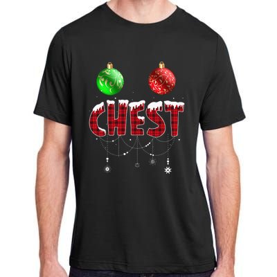 Chest Nuts Christmas Matching Couple Chestnuts Adult ChromaSoft Performance T-Shirt