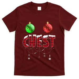 Chest Nuts Christmas Matching Couple Chestnuts T-Shirt