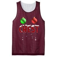 Chest Nuts Christmas Matching Couple Chestnuts Mesh Reversible Basketball Jersey Tank