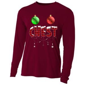 Chest Nuts Christmas Matching Couple Chestnuts Cooling Performance Long Sleeve Crew