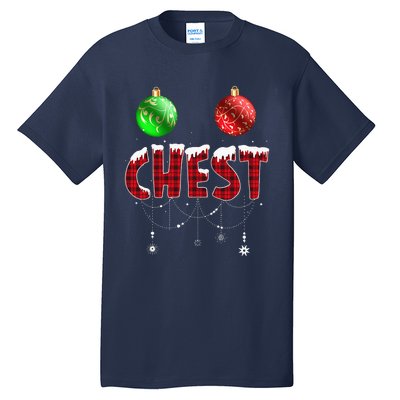 Chest Nuts Christmas Matching Couple Chestnuts Tall T-Shirt