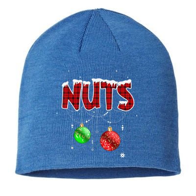 Chest Nuts Christmas T Matching Couple Chestnuts Sustainable Beanie