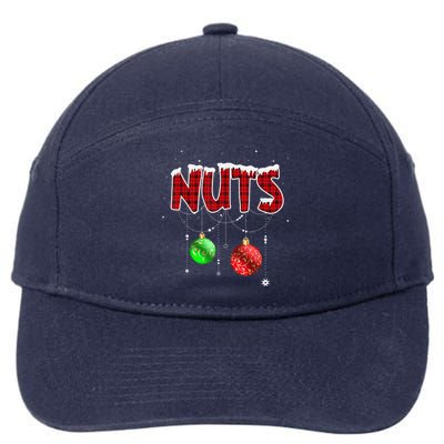 Chest Nuts Christmas T Matching Couple Chestnuts 7-Panel Snapback Hat