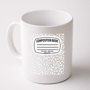 Composition Notebook Costume Matching Group Halloween Coffee Mug