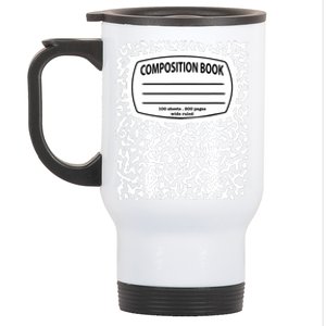 Composition Notebook Costume Matching Group Halloween Stainless Steel Travel Mug