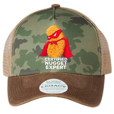 Chicken Nugget Certified Nugget Expert Halloween Costume Legacy Tie Dye Trucker Hat