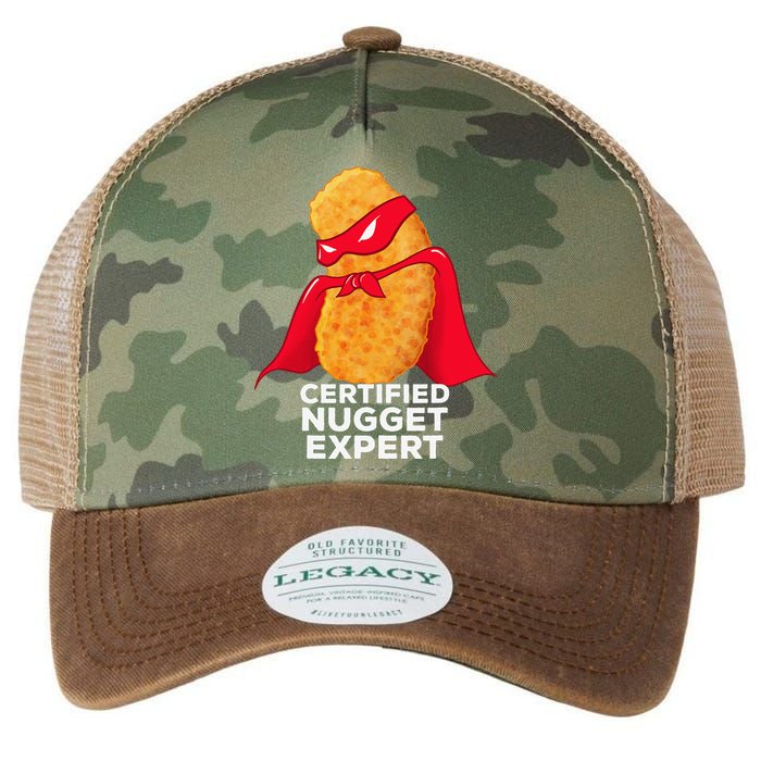 Chicken Nugget Certified Nugget Expert Halloween Costume Legacy Tie Dye Trucker Hat