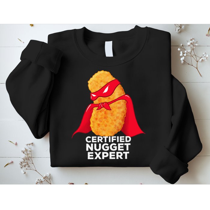 Chicken Nugget Certified Nugget Expert Halloween Costume Sweatshirt