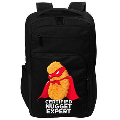 Chicken Nugget Certified Nugget Expert Halloween Costume Impact Tech Backpack