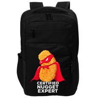 Chicken Nugget Certified Nugget Expert Halloween Costume Impact Tech Backpack