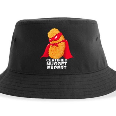 Chicken Nugget Certified Nugget Expert Halloween Costume Sustainable Bucket Hat