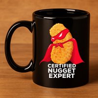 Chicken Nugget Certified Nugget Expert Halloween Costume 11oz C Handle Ceramic Mug