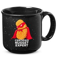Chicken Nugget Certified Nugget Expert Halloween Costume 15oz Campfire Ceramic Mug