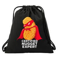 Chicken Nugget Certified Nugget Expert Halloween Costume Drawstring Bag