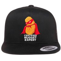 Chicken Nugget Certified Nugget Expert Halloween Costume Flat Bill Trucker Hat