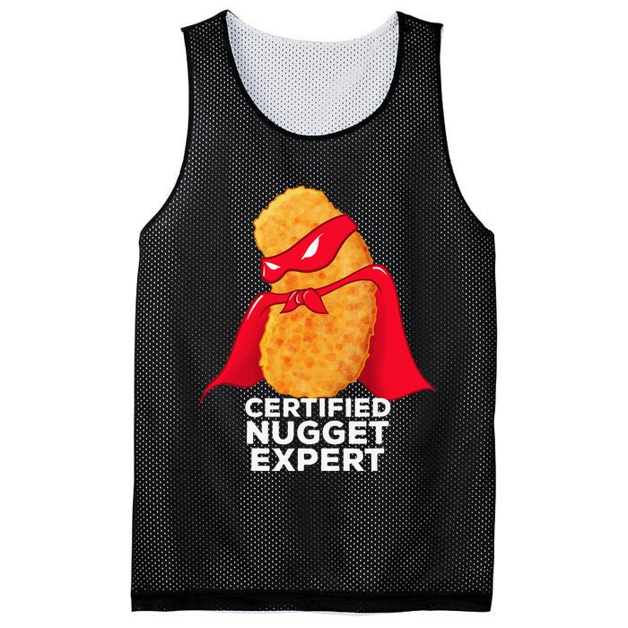 Chicken Nugget Certified Nugget Expert Halloween Costume Mesh Reversible Basketball Jersey Tank