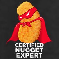 Chicken Nugget Certified Nugget Expert Halloween Costume Large Microfiber Waffle Golf Towel