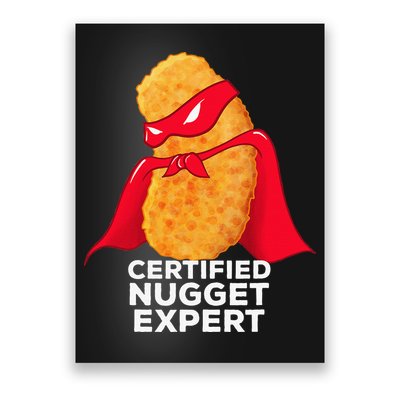 Chicken Nugget Certified Nugget Expert Halloween Costume Poster
