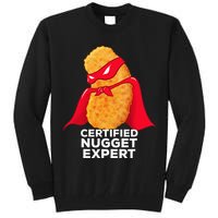 Chicken Nugget Certified Nugget Expert Halloween Costume Tall Sweatshirt