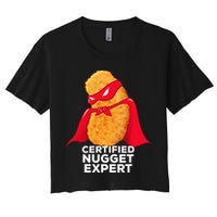 Chicken Nugget Certified Nugget Expert Halloween Costume Crop Top