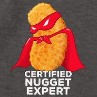 Chicken Nugget Certified Nugget Expert Halloween Costume Vector Backpack