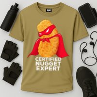 Chicken Nugget Certified Nugget Expert Halloween Costume Cooling Performance Crew T-Shirt
