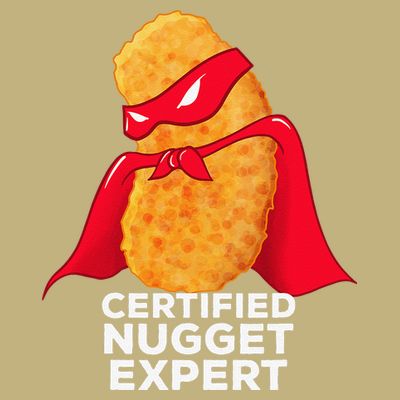 Chicken Nugget Certified Nugget Expert Halloween Costume T-Shirt