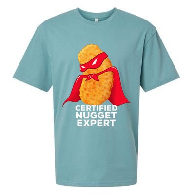 Chicken Nugget Certified Nugget Expert Halloween Costume Sueded Cloud Jersey T-Shirt