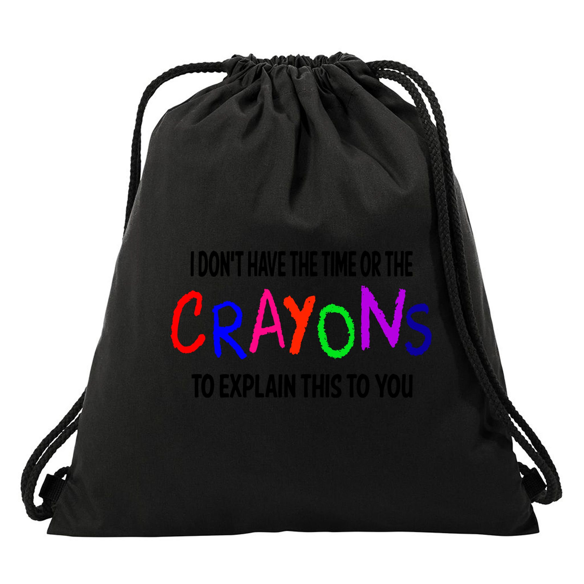 Crayons Novelty Drawstring Bag